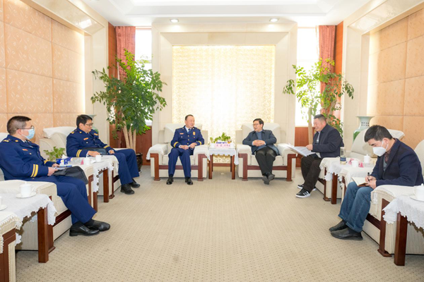 省应急厅党委书记,厅长李国材会见省消防救援总队政委王星一行